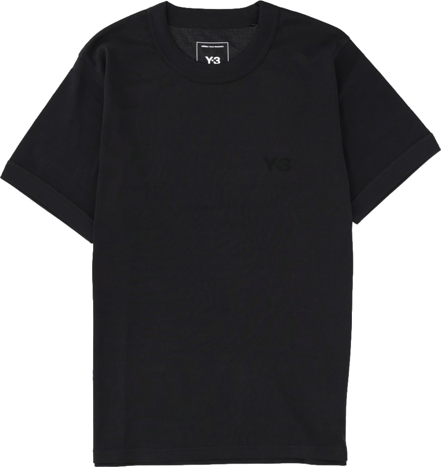 Y-3 T-SHIRT SLIM FIT CON LOGO Zwart