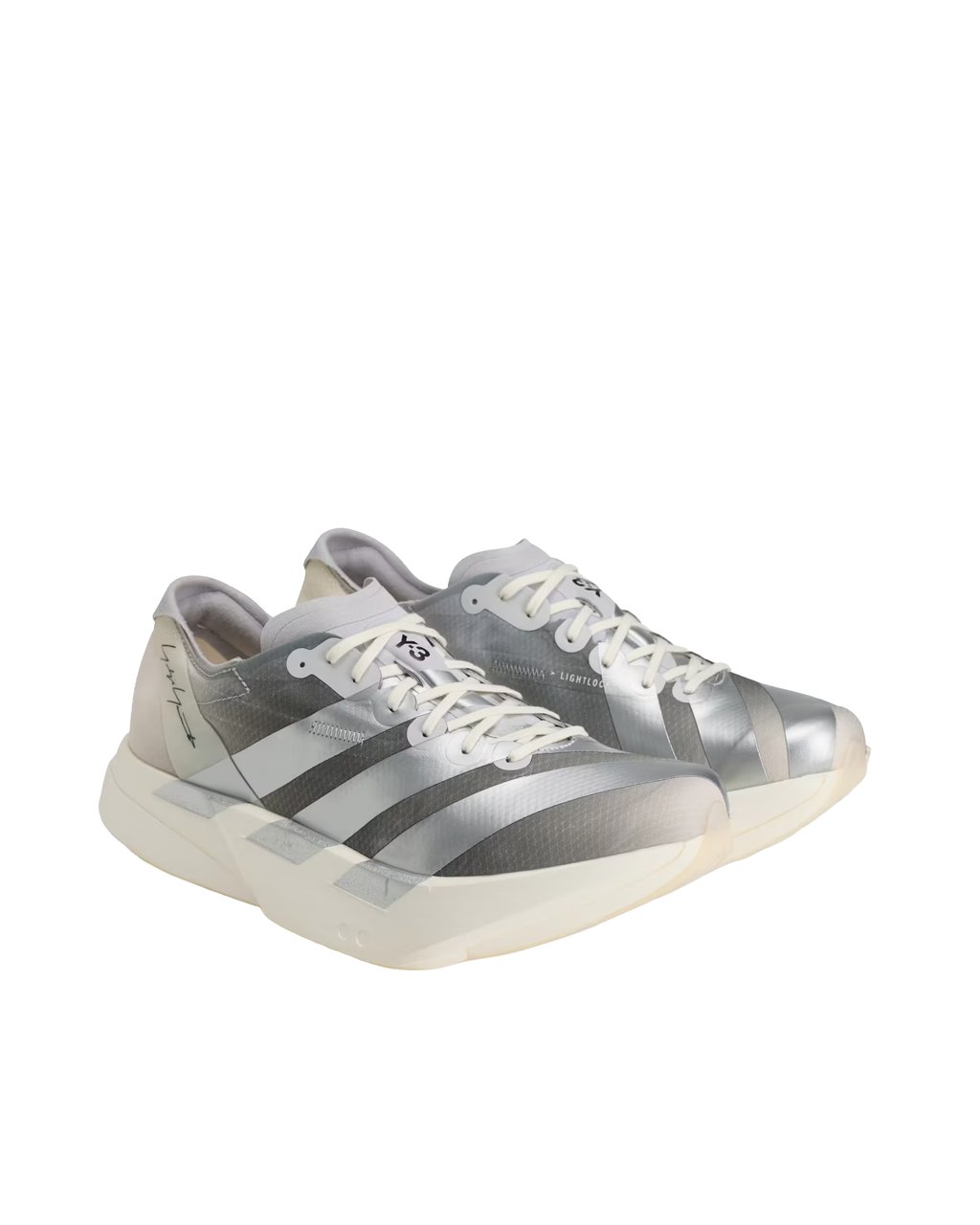 Y-3 Lightweight Performance Sneakers With Streamlined Design Grijs