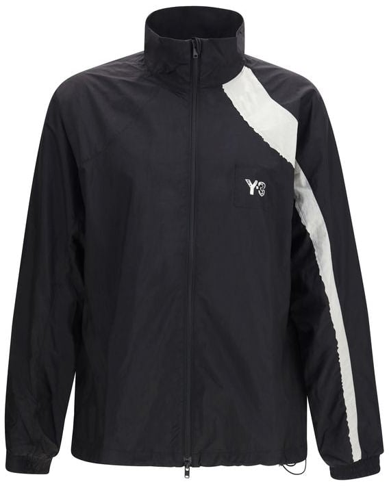 Y-3 Black Nylon Shell Jacket Zwart