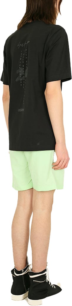 Y-3 Classic Logo Swim Shorts Mid Glow Green Groen