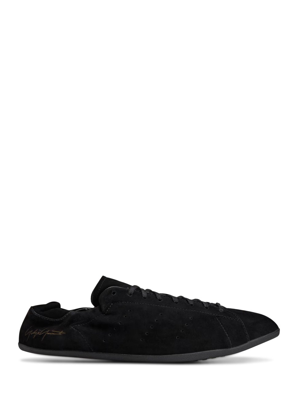 Y-3 Minimalist Black Sneakers with Soft Suede Finish Zwart