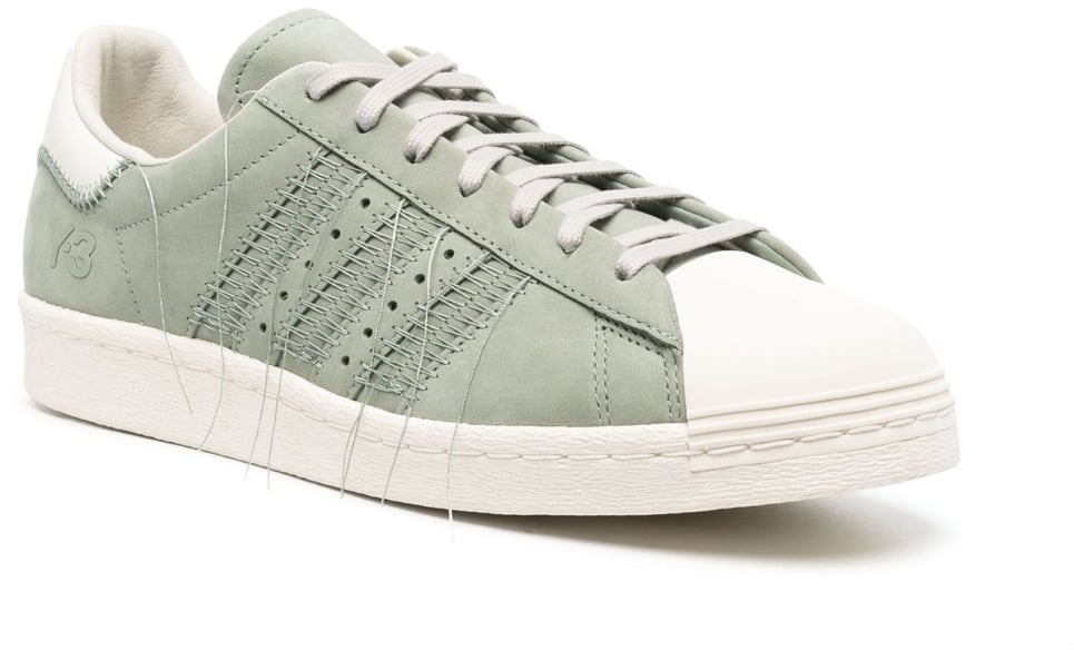 Y-3 Superstar Loose-thread Sneakers Groen