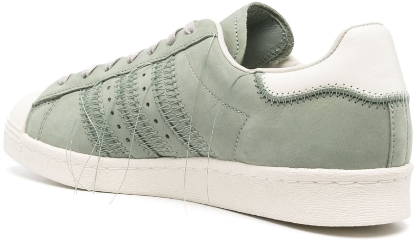 Y-3 Superstar Loose-thread Sneakers Groen