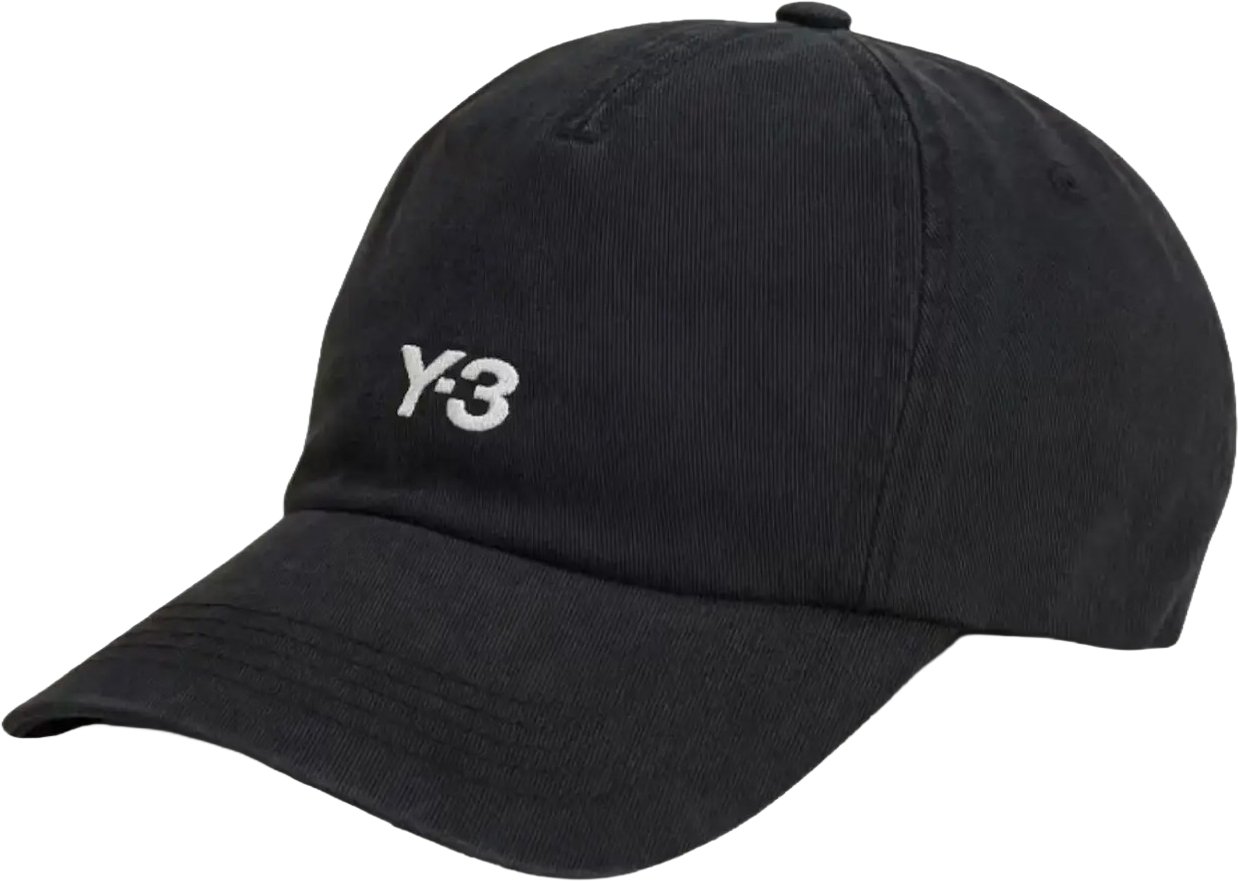 Y-3 Dad Cap Black Zwart