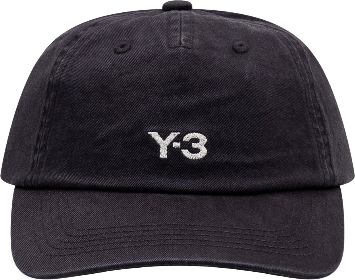 Y-3 Cappellino con visiera curva Zwart