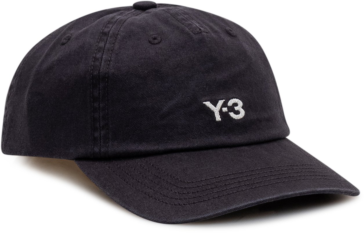 Y-3 Cappellino con visiera curva Zwart