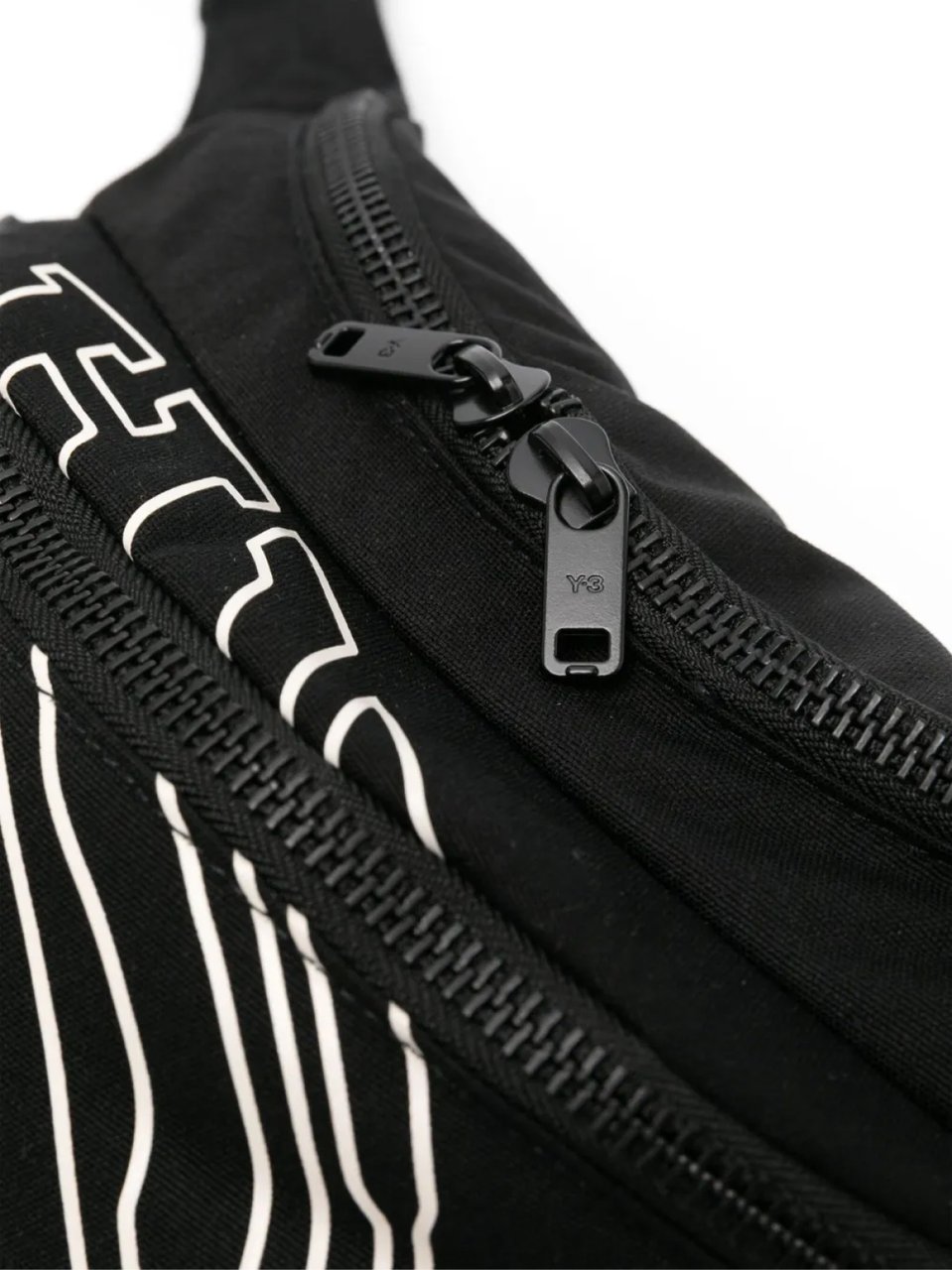Y-3 Morphed Logo Crossbody Bag Zwart