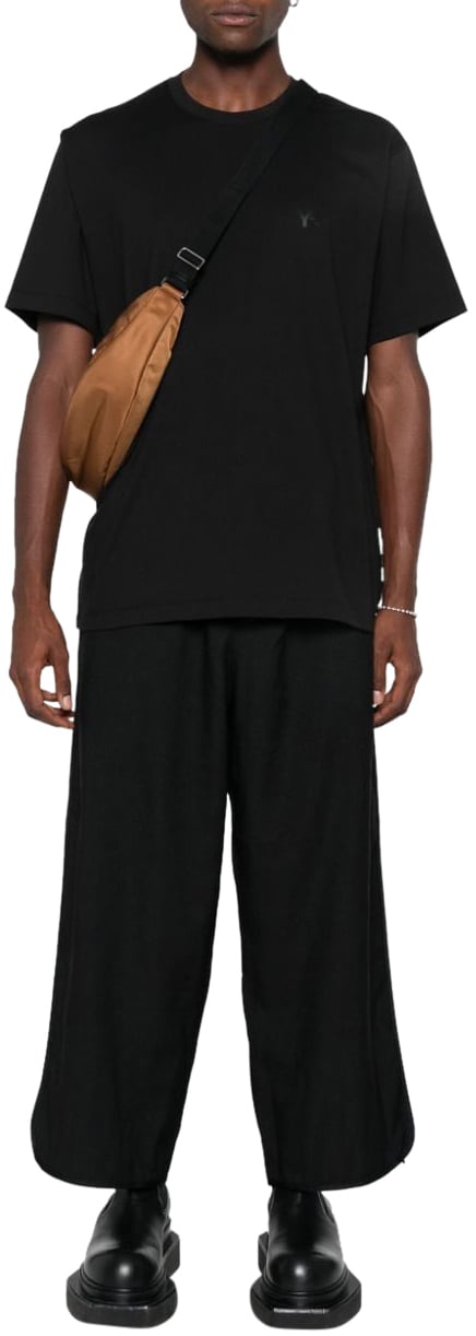 Y-3 T-Shirts And Polos Black Zwart