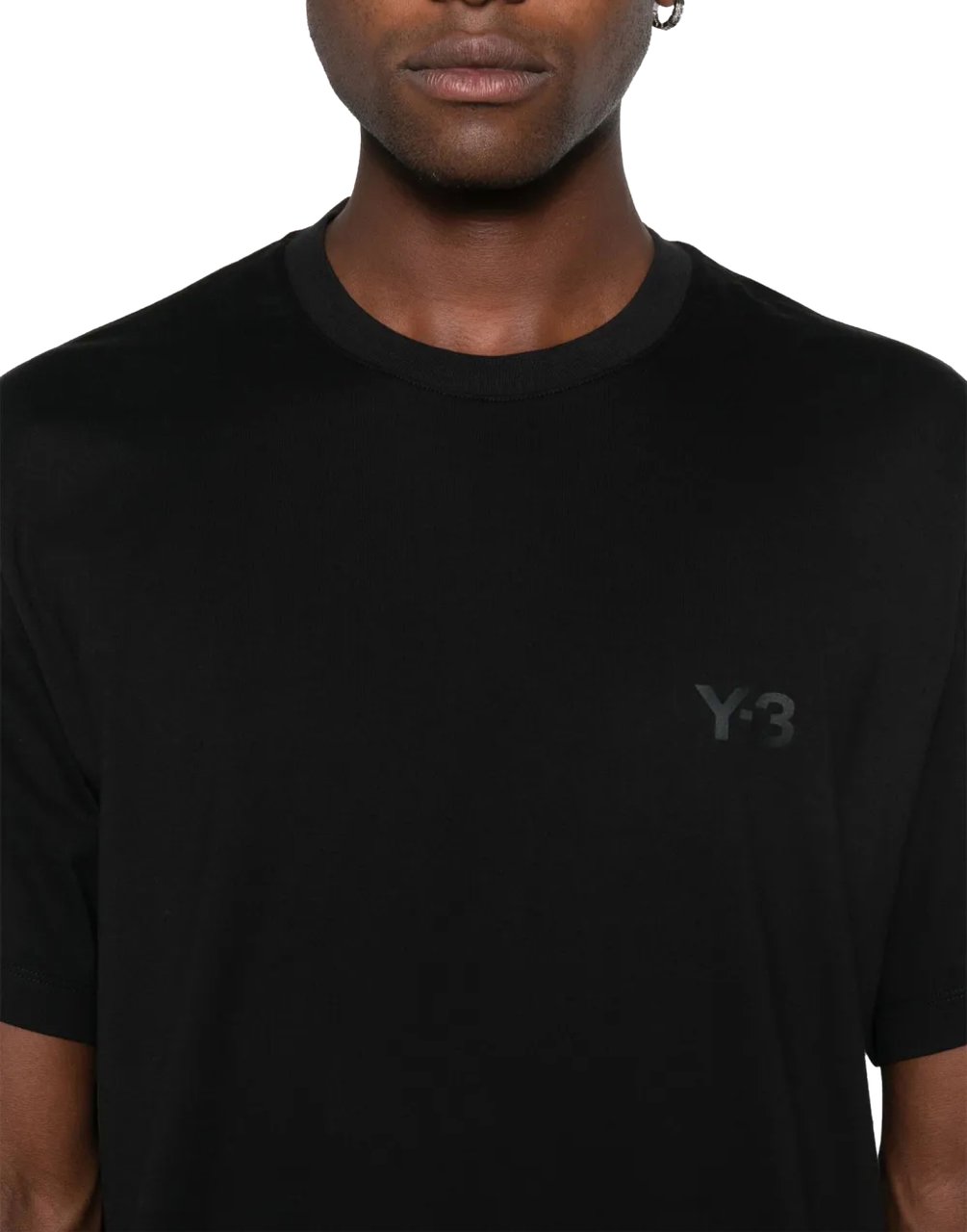 Y-3 Regular Ss Logo T-shirt Zwart