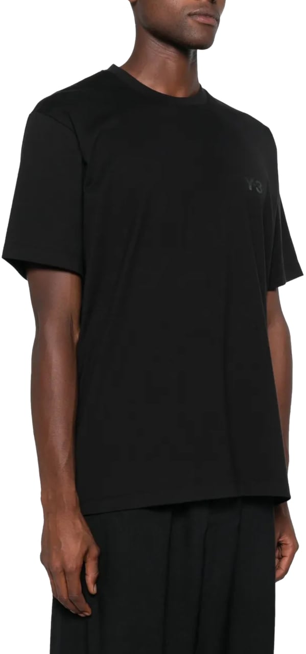 Y-3 Regular Ss Logo T-shirt Zwart
