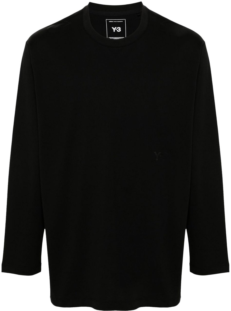 Y-3 T-Shirts And Polos Black Zwart