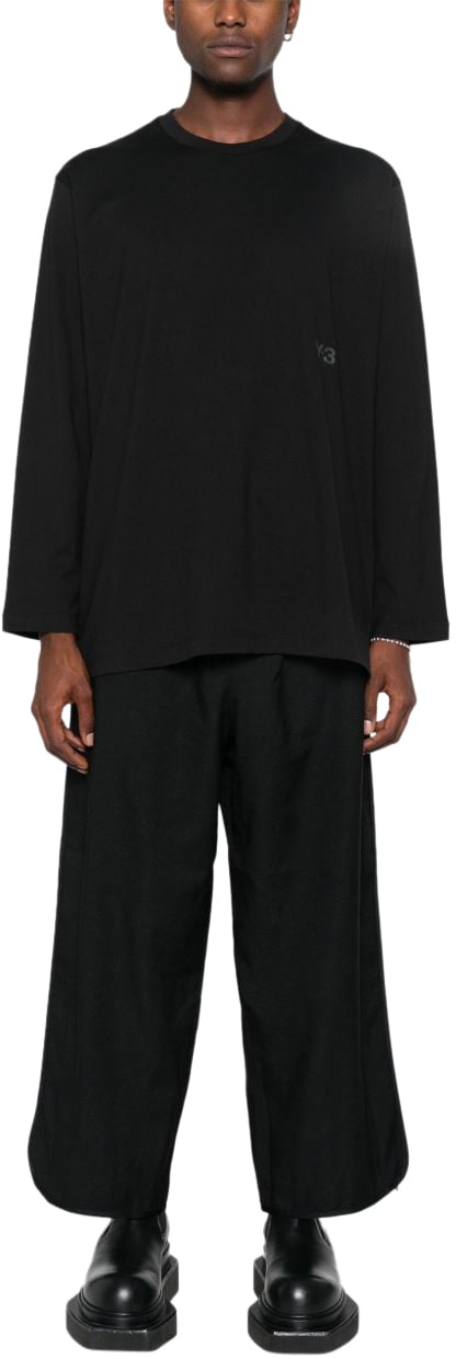Y-3 T-Shirts And Polos Black Zwart