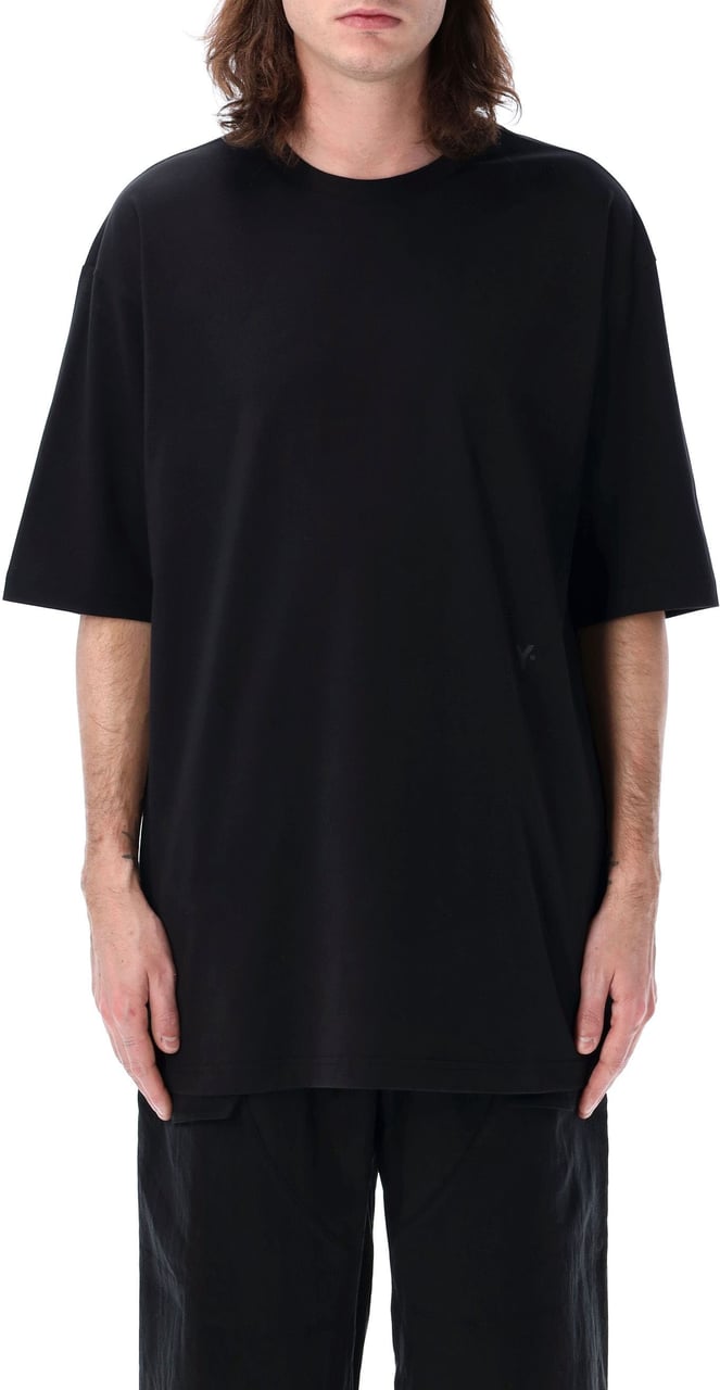 Y-3 Basic Logo Over Tee Nero Zwart