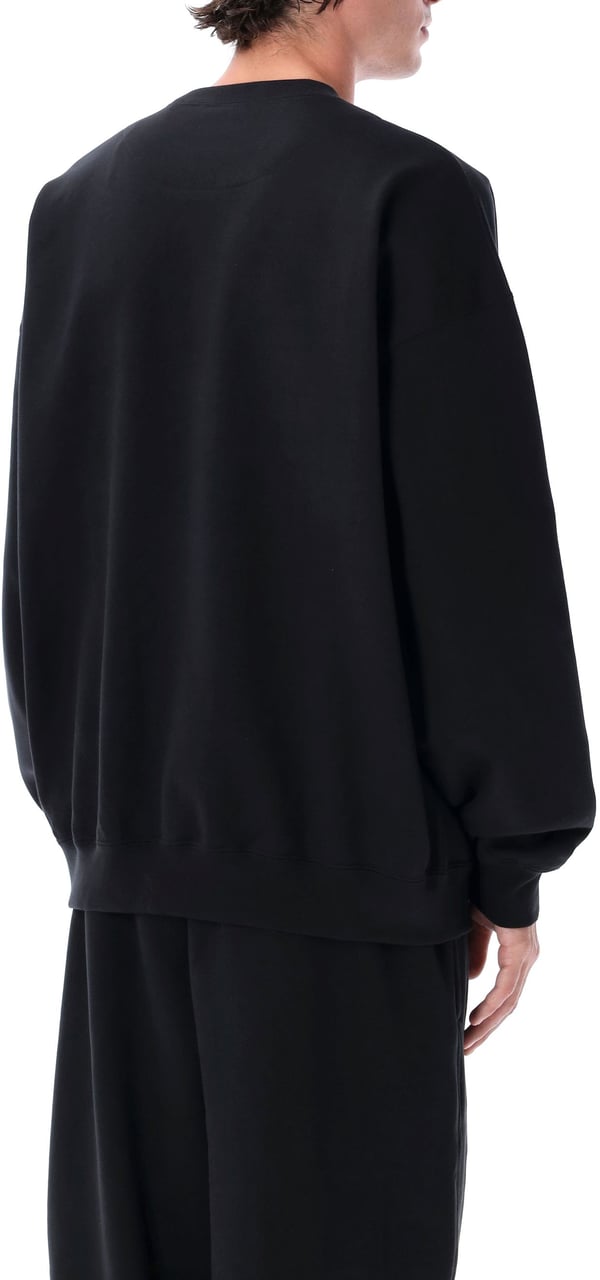 Y-3 Basic Logo Crewneck Nero Zwart