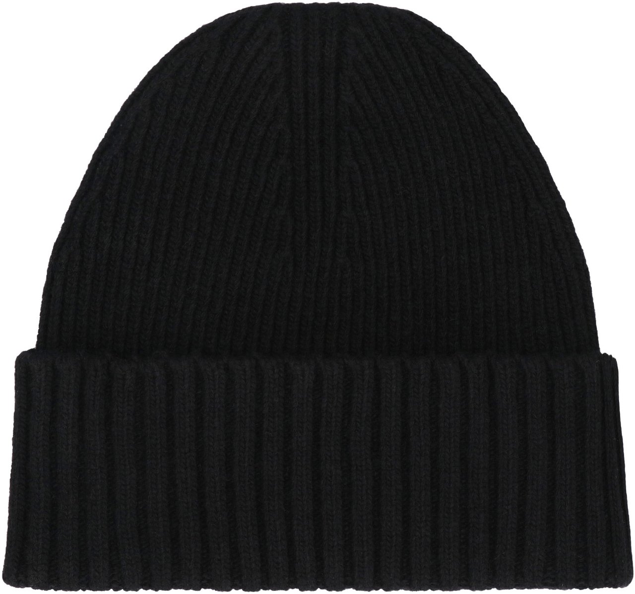 Y-3 Beanie Ribbed knit beanie Zwart