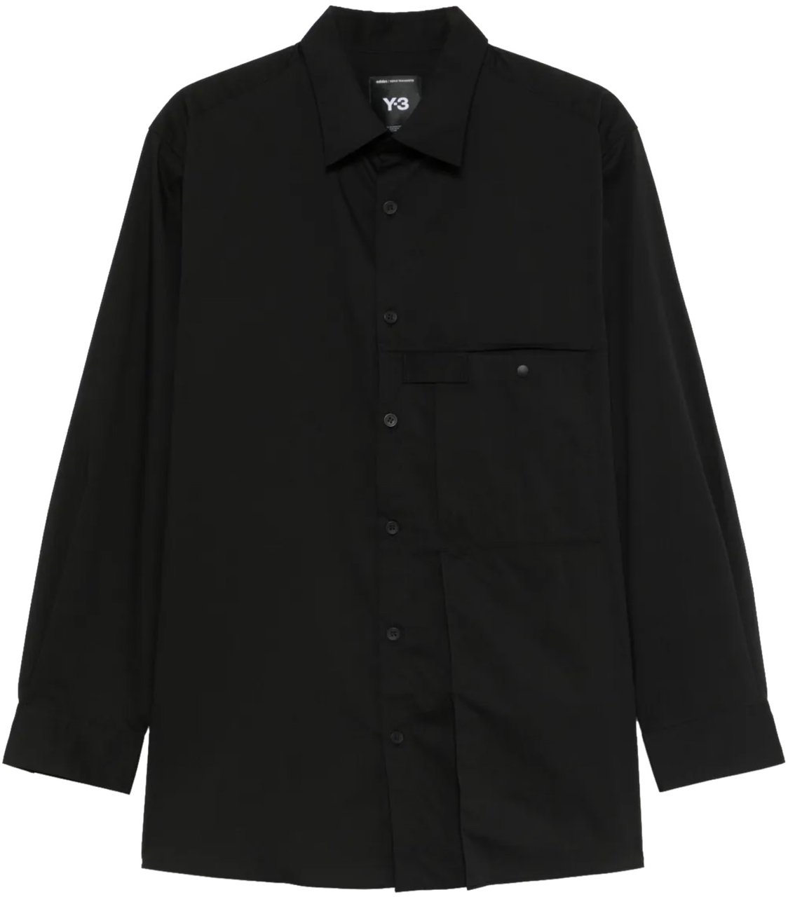 Y-3 Pleat Shirt Black Zwart
