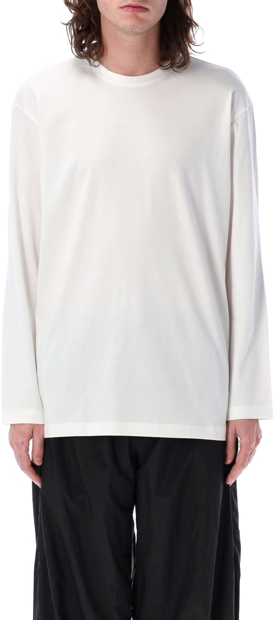 Y-3 Graphics L/S Tee Bianco Wit