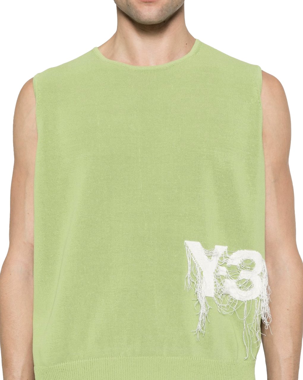 Y-3 Knit Vest Maglim Groen