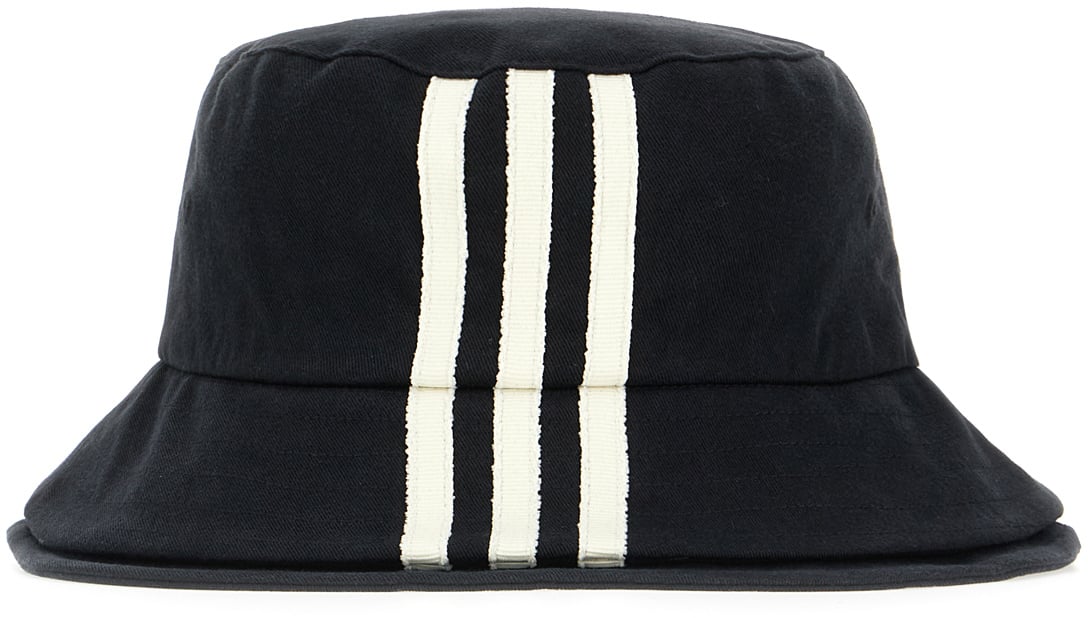 Y-3 Y-3 Black cotton bucket hat Zwart