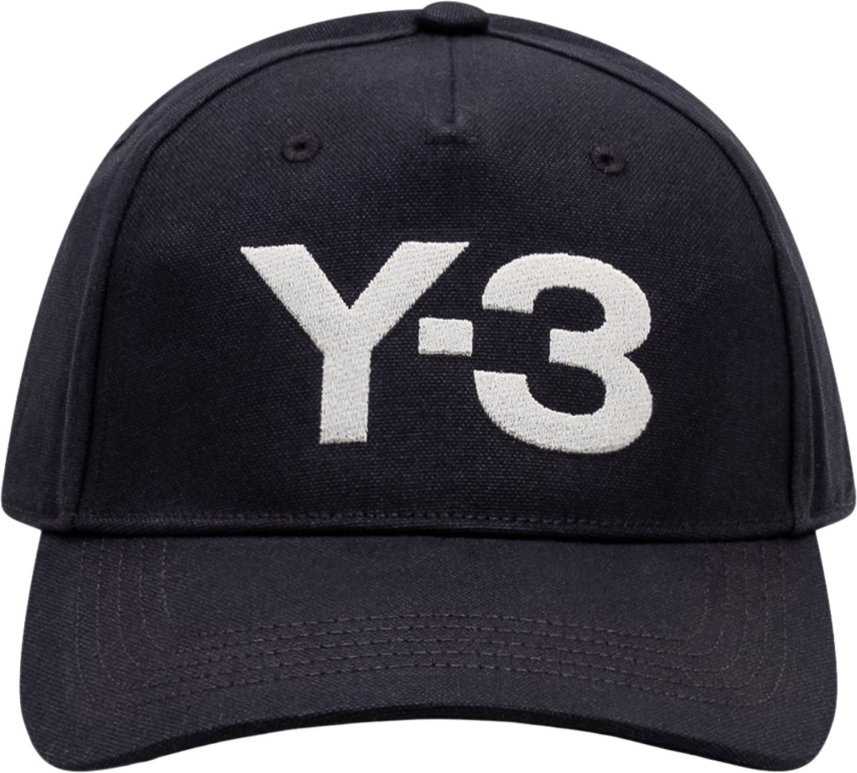 Y-3 Cappello con logo frontale Zwart