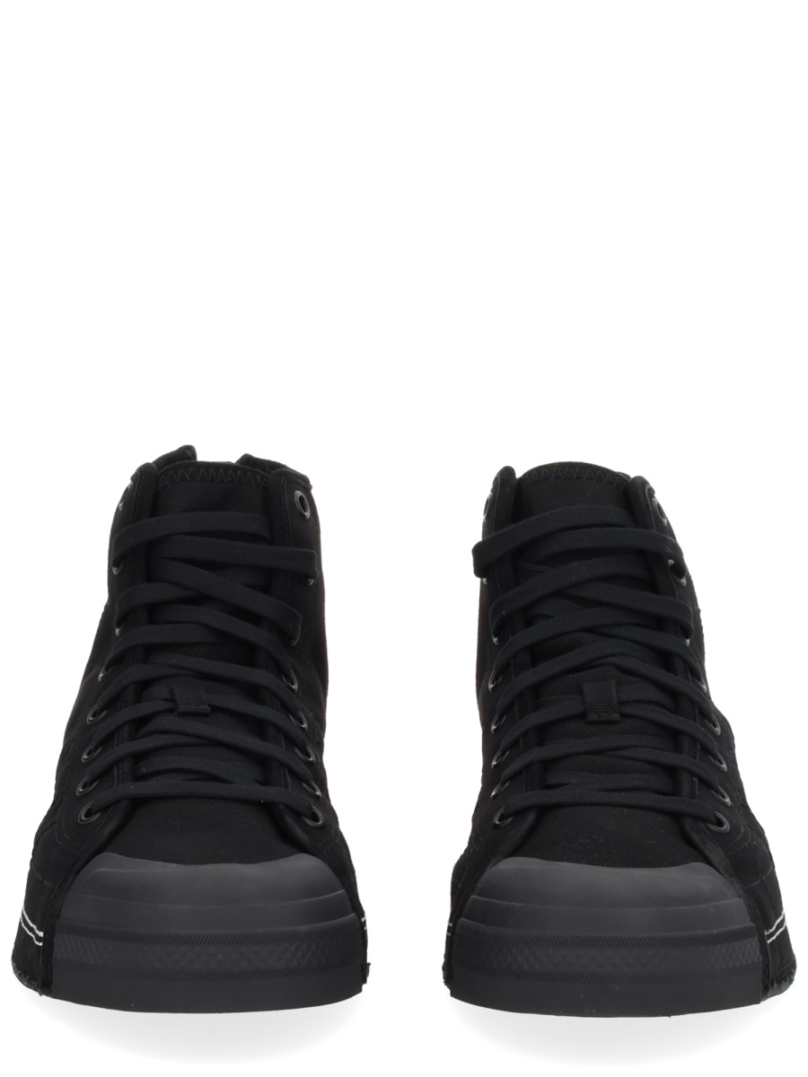 Y-3 Black Nizza Y-3 X Neighborhood High-Top Sneakers Zwart