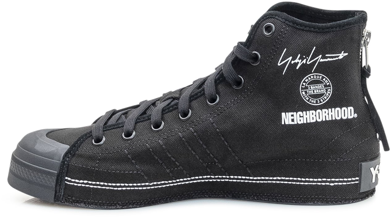 Y-3 Sneakers Y-3 x Neighborhood Nizza Alta Nera Zwart