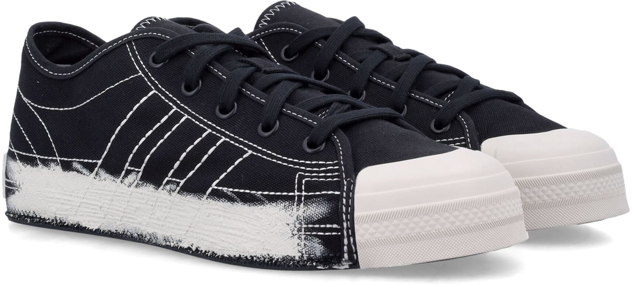Y-3 Nizza Low Nero Zwart