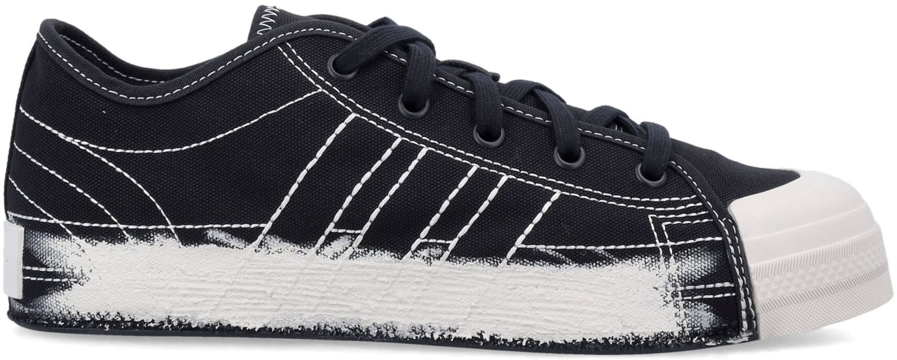 Y-3 Nizza Low Nero Zwart