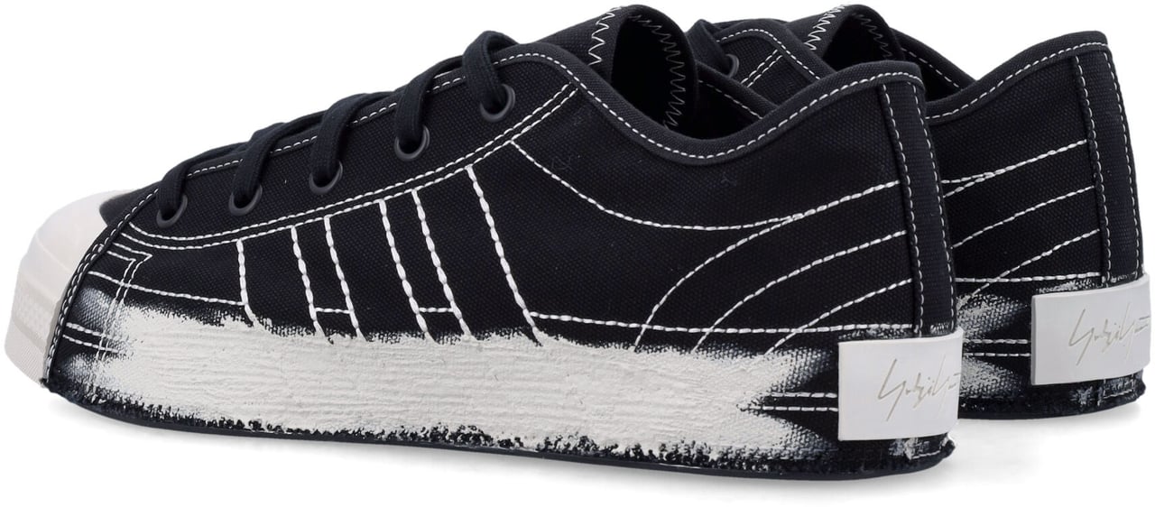 Y-3 Nizza Low Nero Zwart