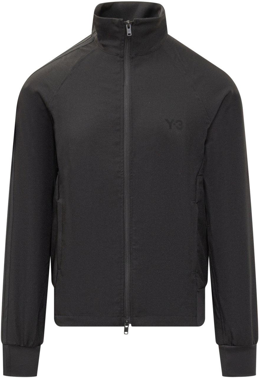 Y-3 Y-3 Track Jacket Nera con Zip Zwart