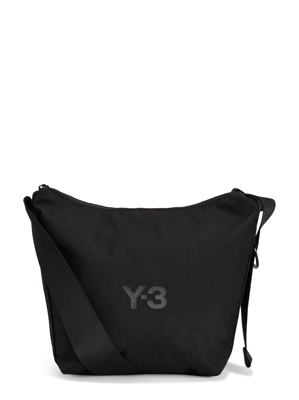 Y-3 Compact Crossbody Bag with Embossed Logo Zwart