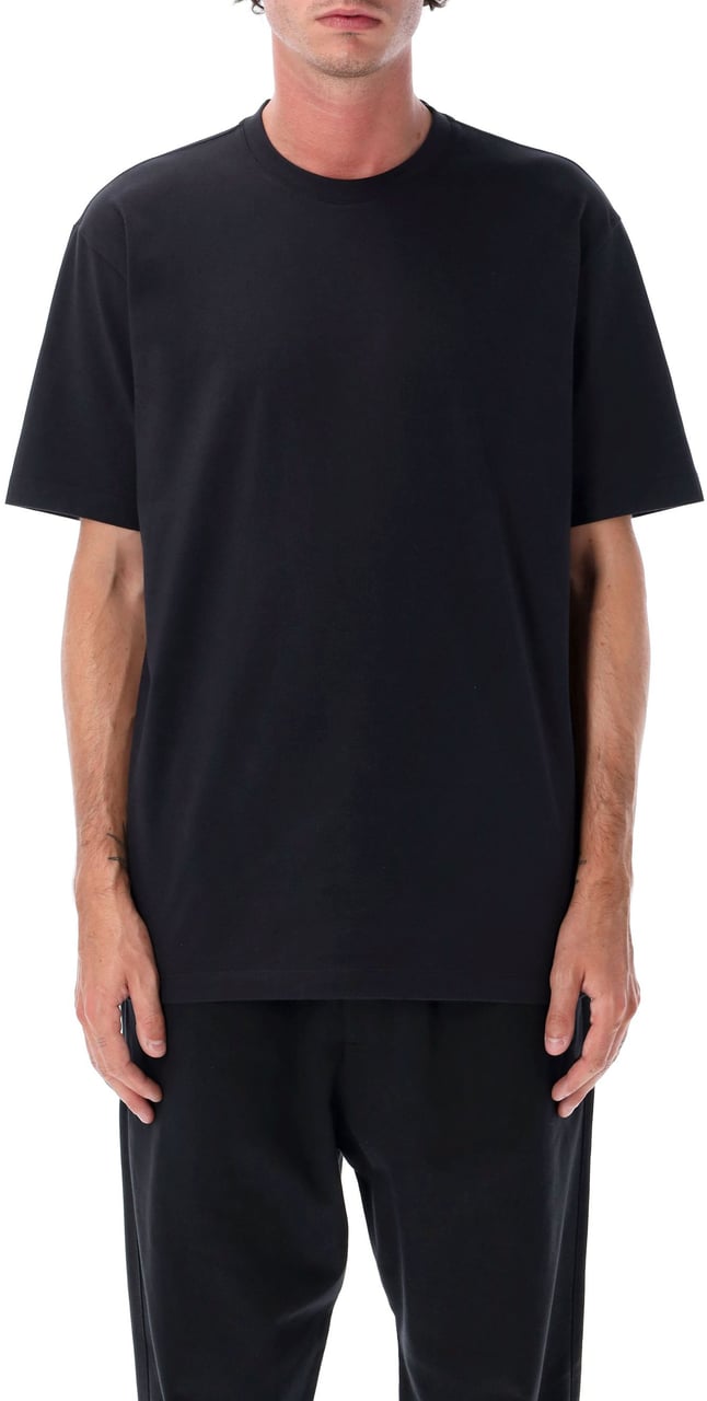 Y-3 Multilogo Tee Nero Zwart