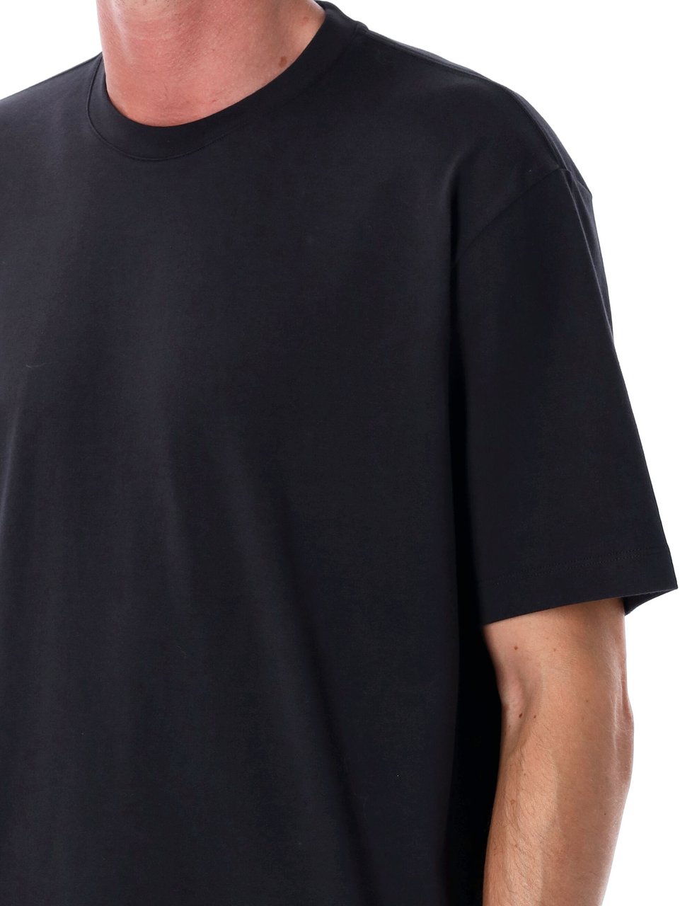 Y-3 Multilogo Tee Nero Zwart