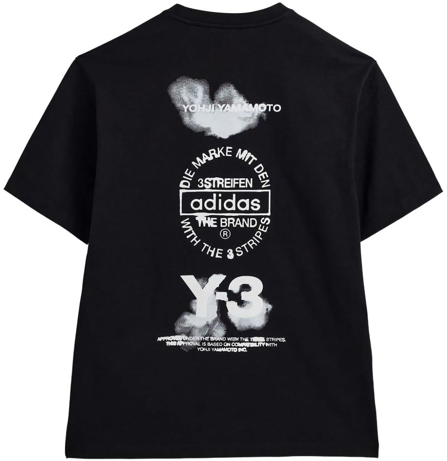 Y-3 T-Shirts And Polos Black Zwart