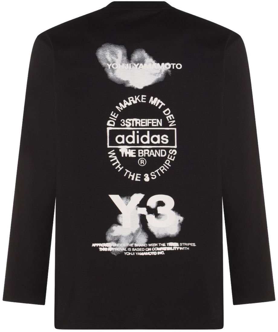 Y-3 T-Shirts And Polos Black Zwart