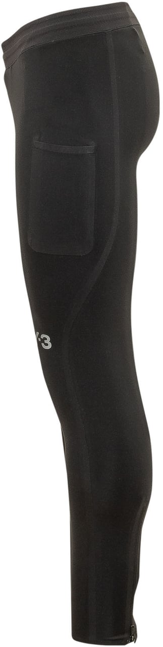 Y-3 M RUN TIGHTS Zwart