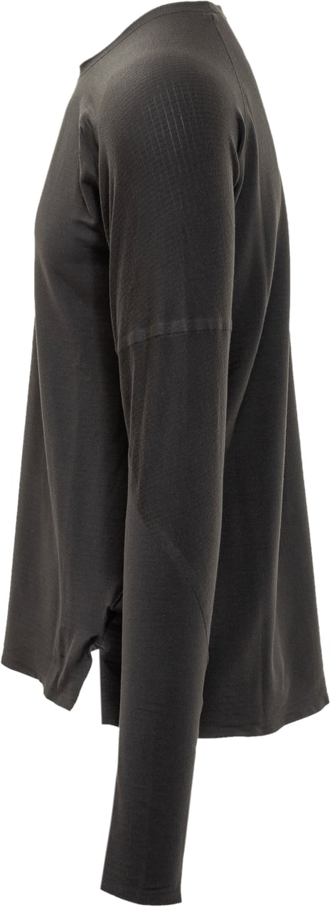 Y-3 Y-3 Maglia Tecnica Nera a Maniche Lunghe Zwart