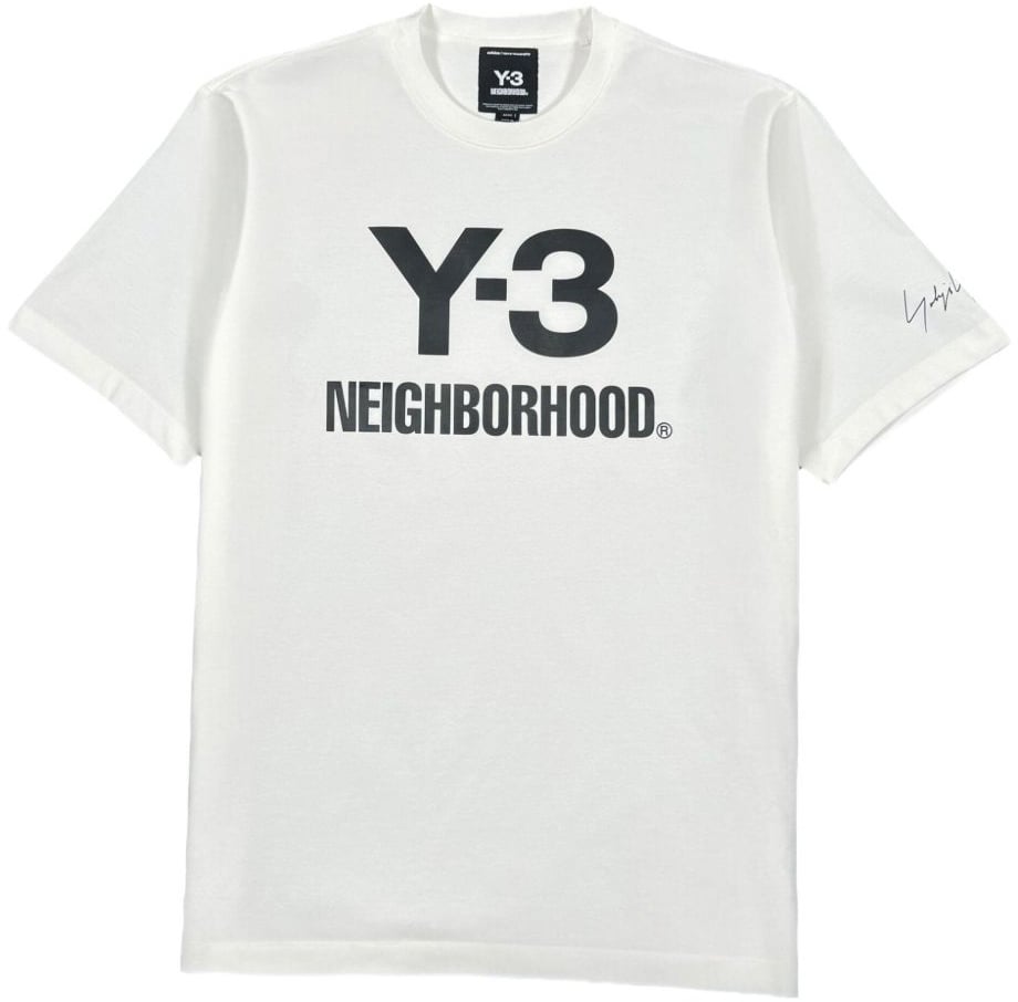 Y-3 T-Shirts And Polos White Wit