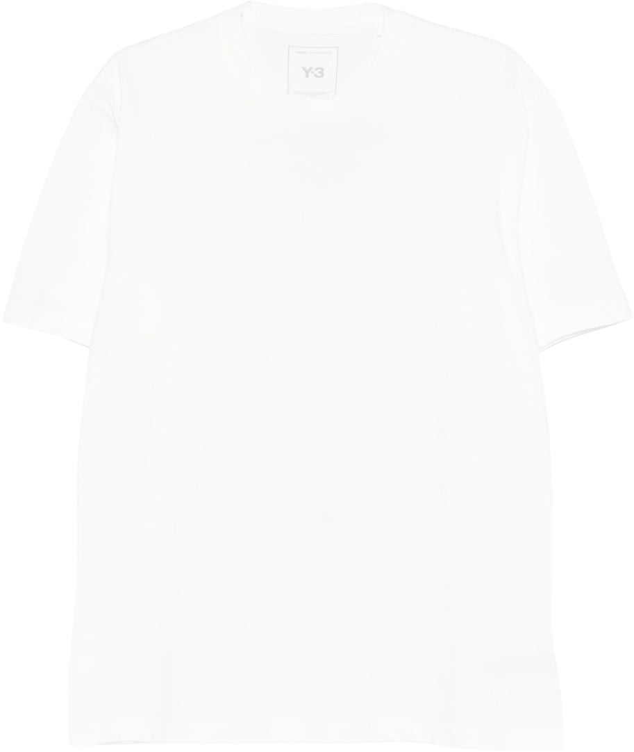 Y-3 T-Shirts And Polos White Wit