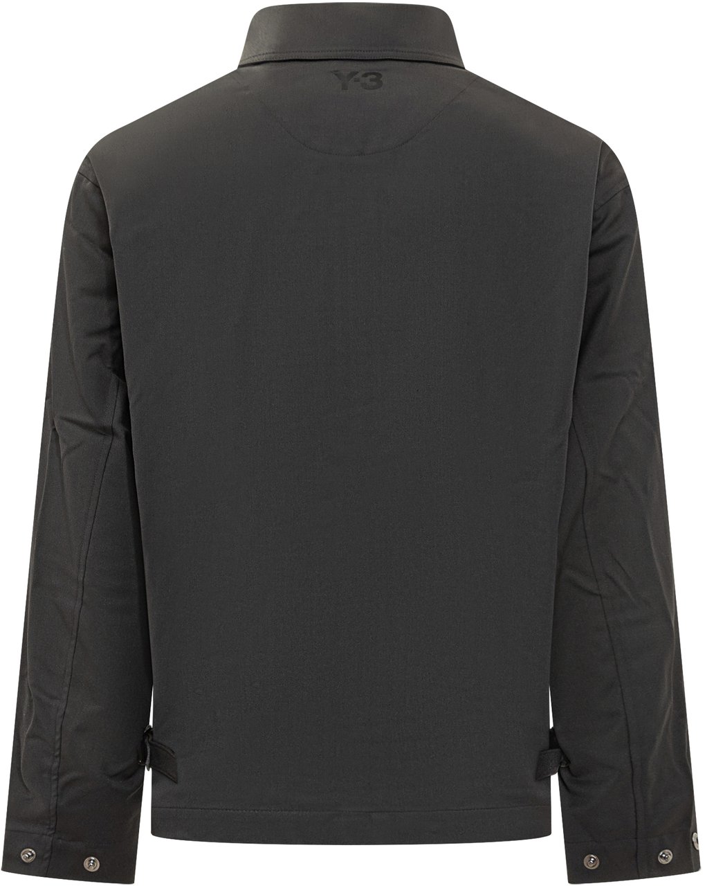 Y-3 Giacca leggera nera con zip Y-3 Zwart