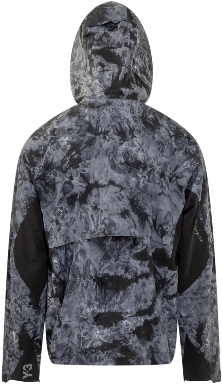 Y-3 Y-3 Giacca Con Cappuccio Stampata Zwart