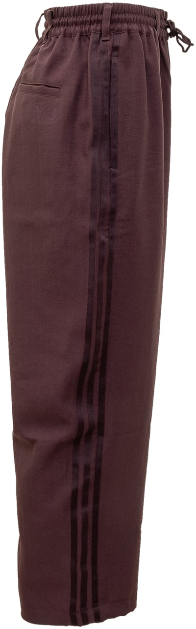 Y-3 Y-3 Pantaloni Bordeaux con Coulisse Rood