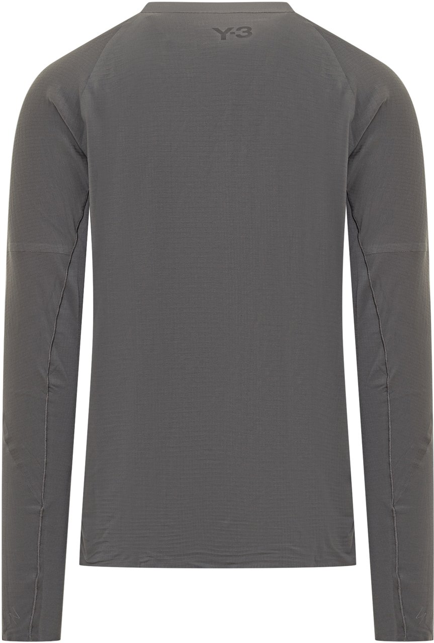 Y-3 Y-3 Maglia Tecnica a Maniche Lunghe Grijs