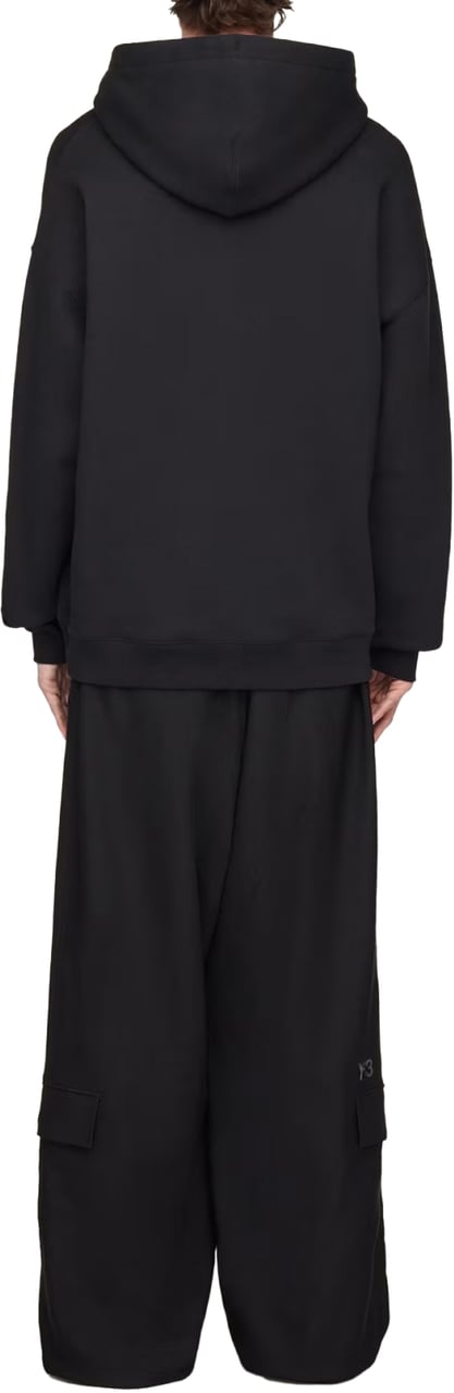 Y-3 Merch Graphic Logo Hoodie Zwart