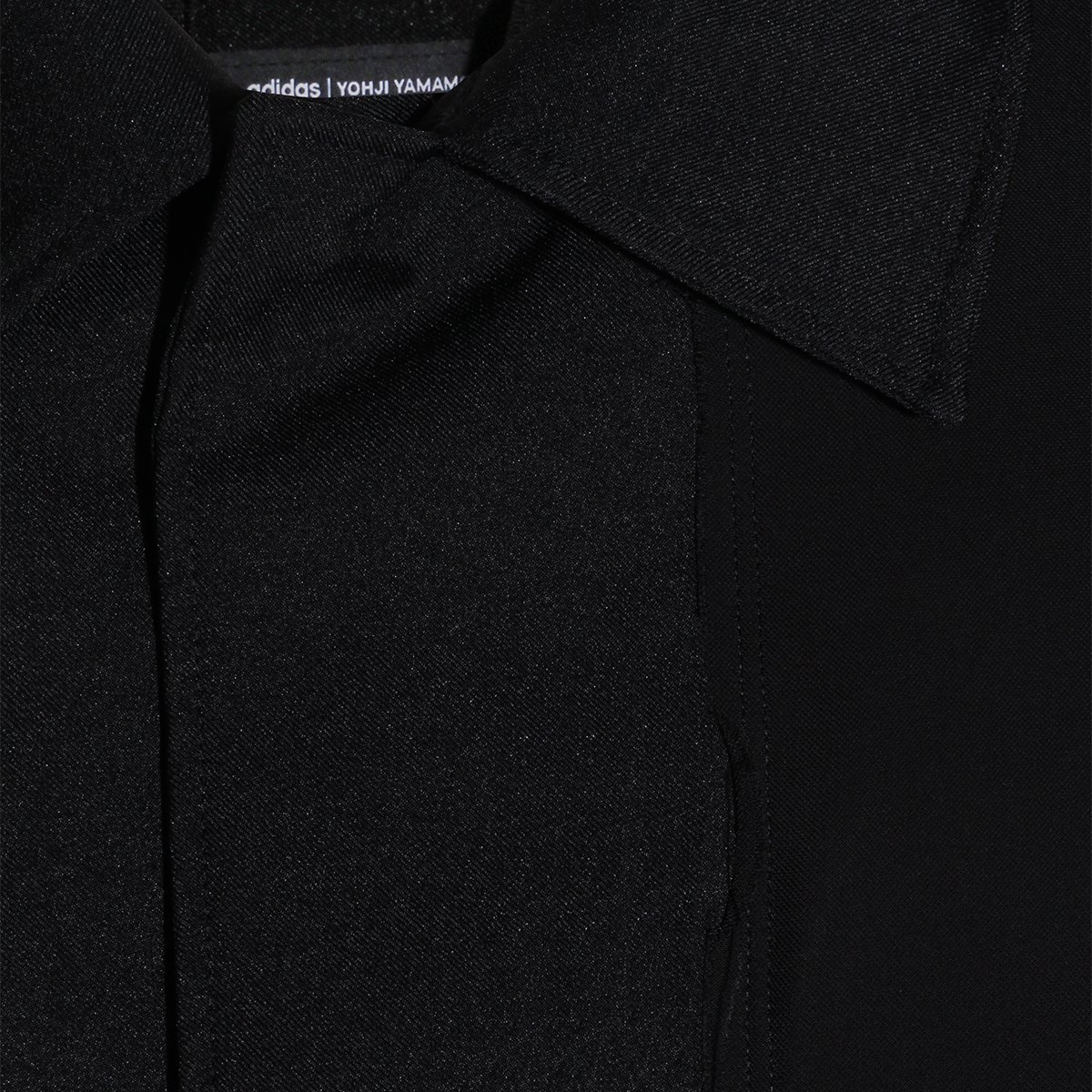 Y-3 Black Jacket with Adjustable Hem Zwart