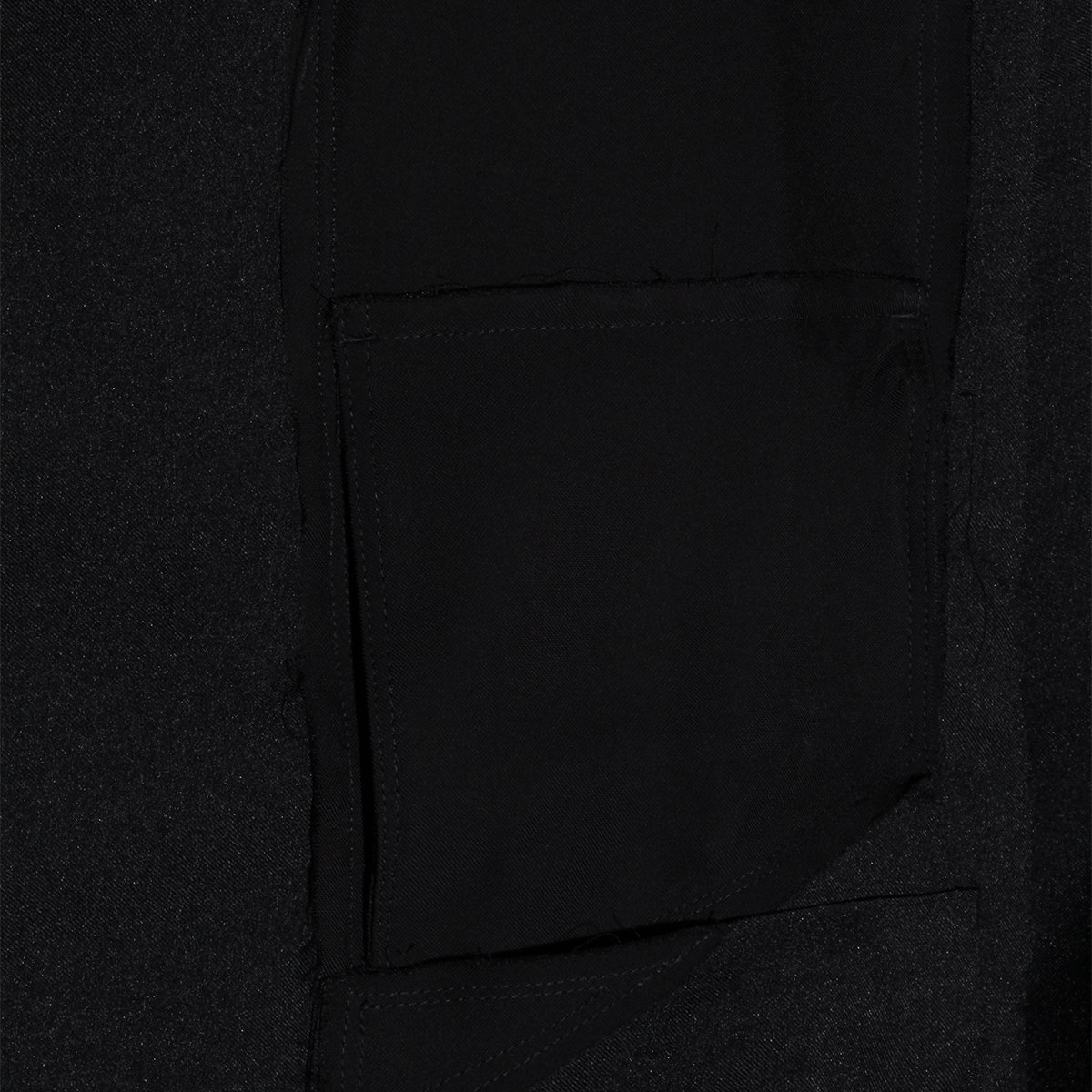 Y-3 Black Jacket with Adjustable Hem Zwart