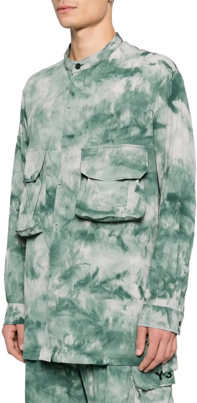 Y-3 Ut Aop Overshirt Multicolor Divers