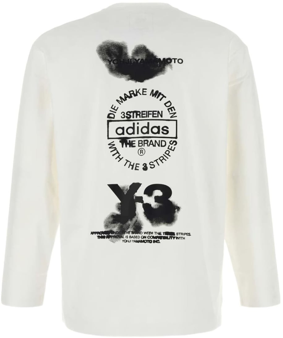 Y-3 T-Shirts And Polos White Wit
