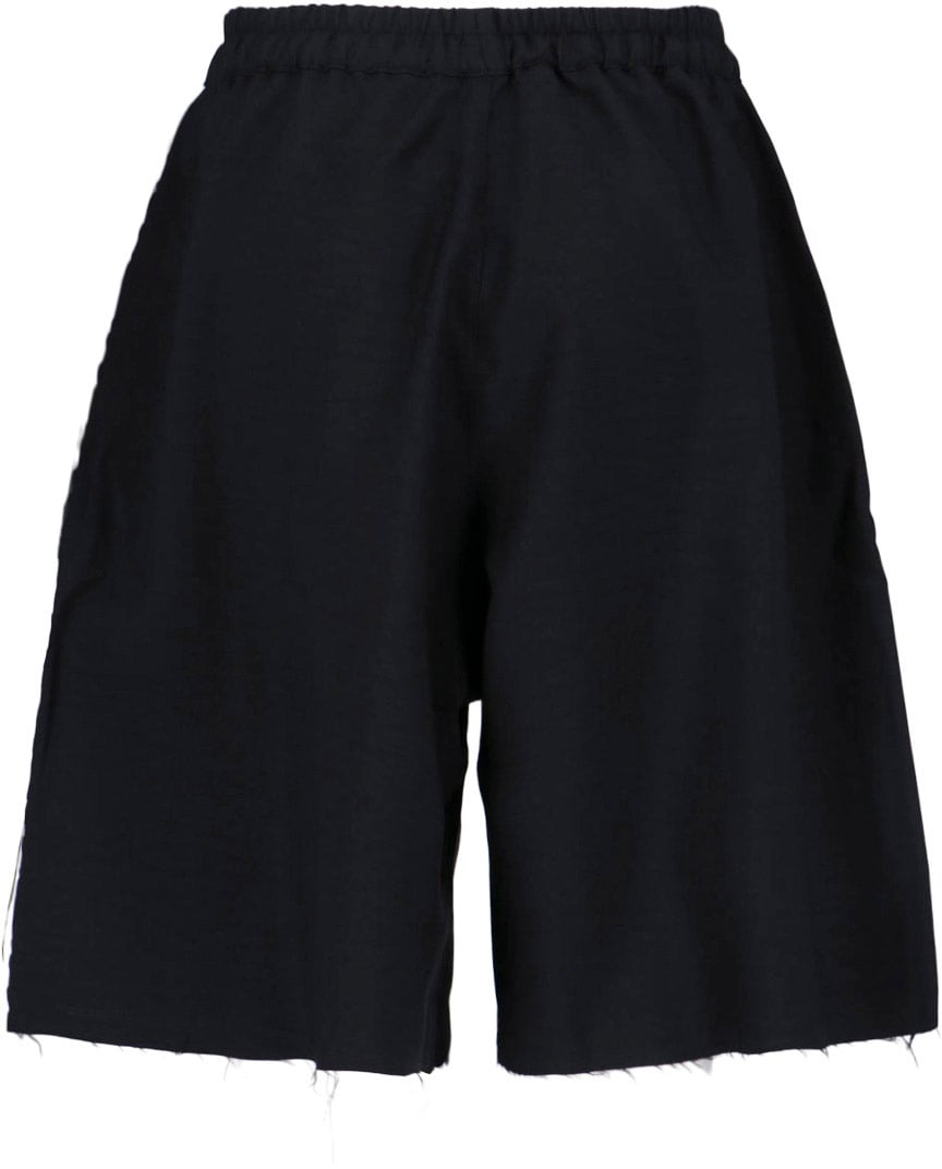 Y-3 Sports Shorts In Black Recycled Fabric, Elasticated Mid-Rise Zwart