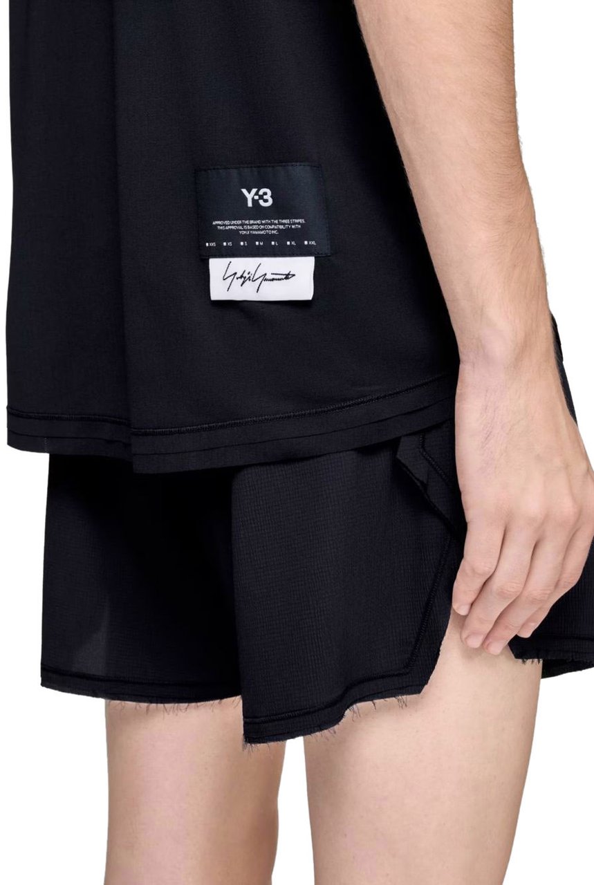Y-3 T-Shirts And Polos Black Zwart